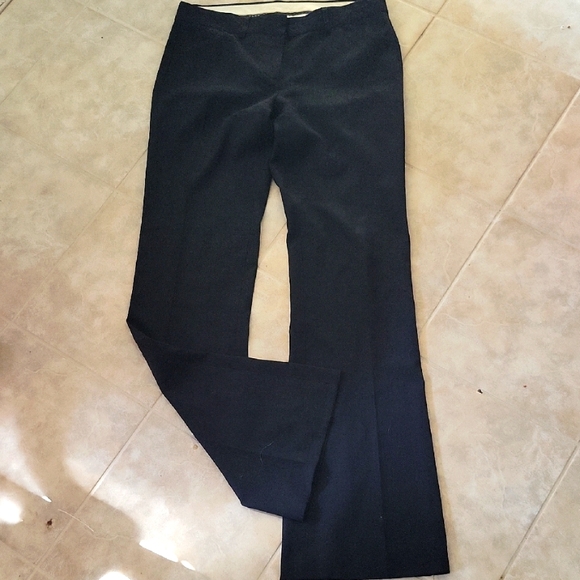 Theory Black Trim Wool  Pants Size 6 - Picture 2 of 7